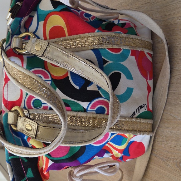 Coach Poppy Multicolor Spotlight Crossbody Glam C Signature - Picture 16 of 16